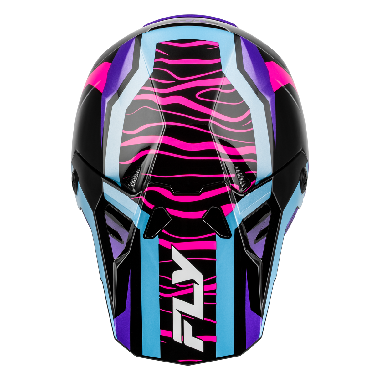 Fly Racing Formula CP Charge Helmet - Black/Purple/Pink/Blue