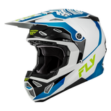 Fly Racing Formula CP Charge Helmet - White/Blue/Black
