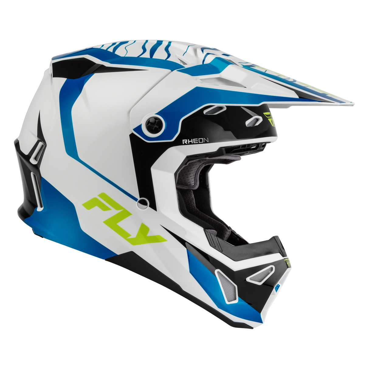 Fly Racing Formula CP Charge Helmet - White/Blue/Black