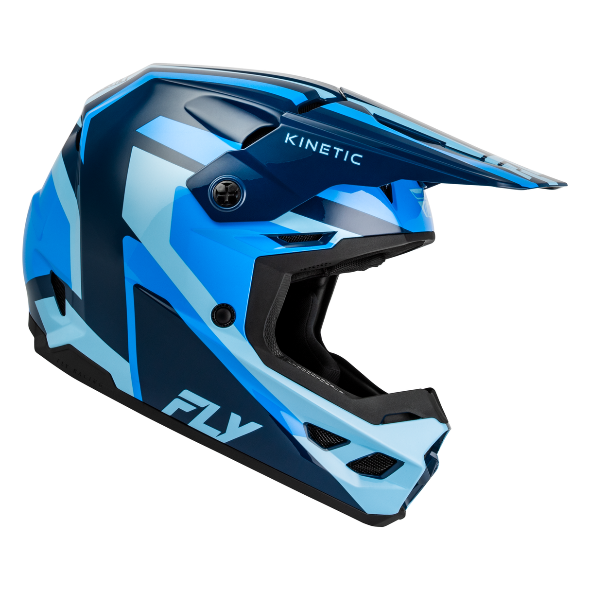 Fly Racing Kinetic Sync Helmet - Navy/Blue/Light Blue