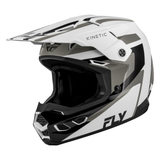 Fly Racing Kinetic Sync Helmet - White/Black/Grey