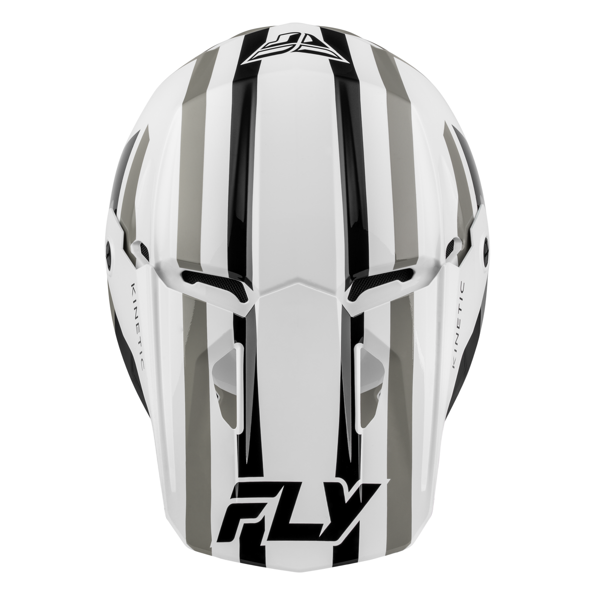 Fly Racing Kinetic Sync Helmet - White/Black/Grey