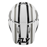 Fly Racing Kinetic Sync Helmet - White/Black/Grey