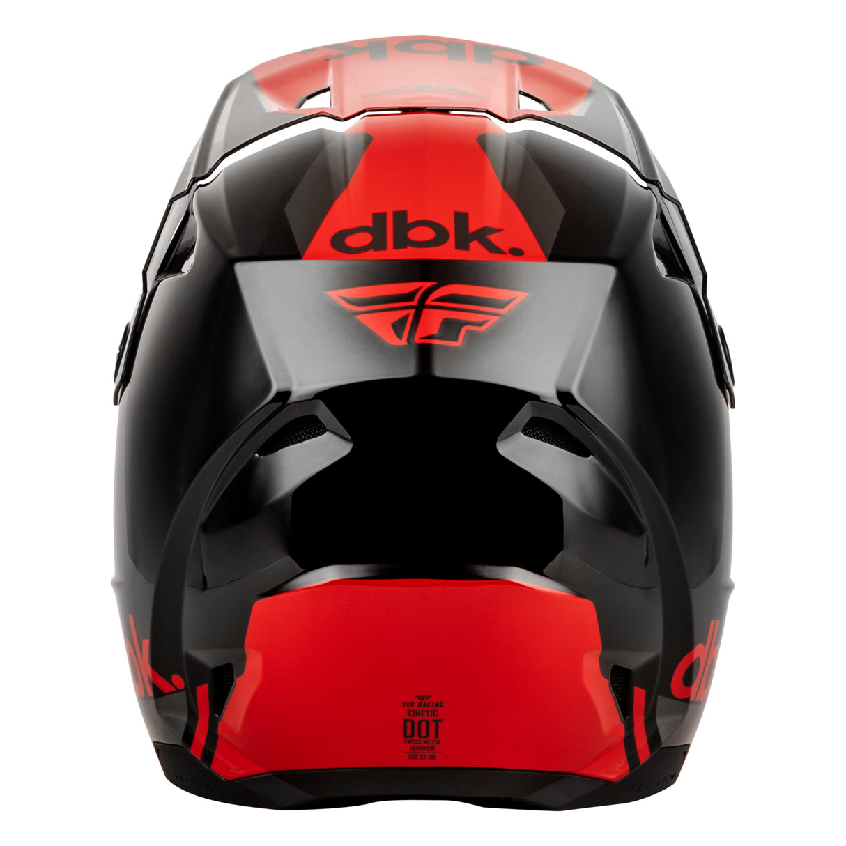 Fly Racing Kinetic DBK 27 Helmet - Black/Red/Grey