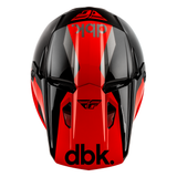 Fly Racing Kinetic DBK 27 Helmet - Black/Red/Grey