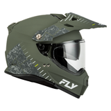 Fly Racing Trekker Helmet - Matte Sage/Grey