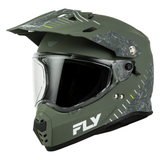 Fly Racing Trekker Helmet - Matte Sage/Grey