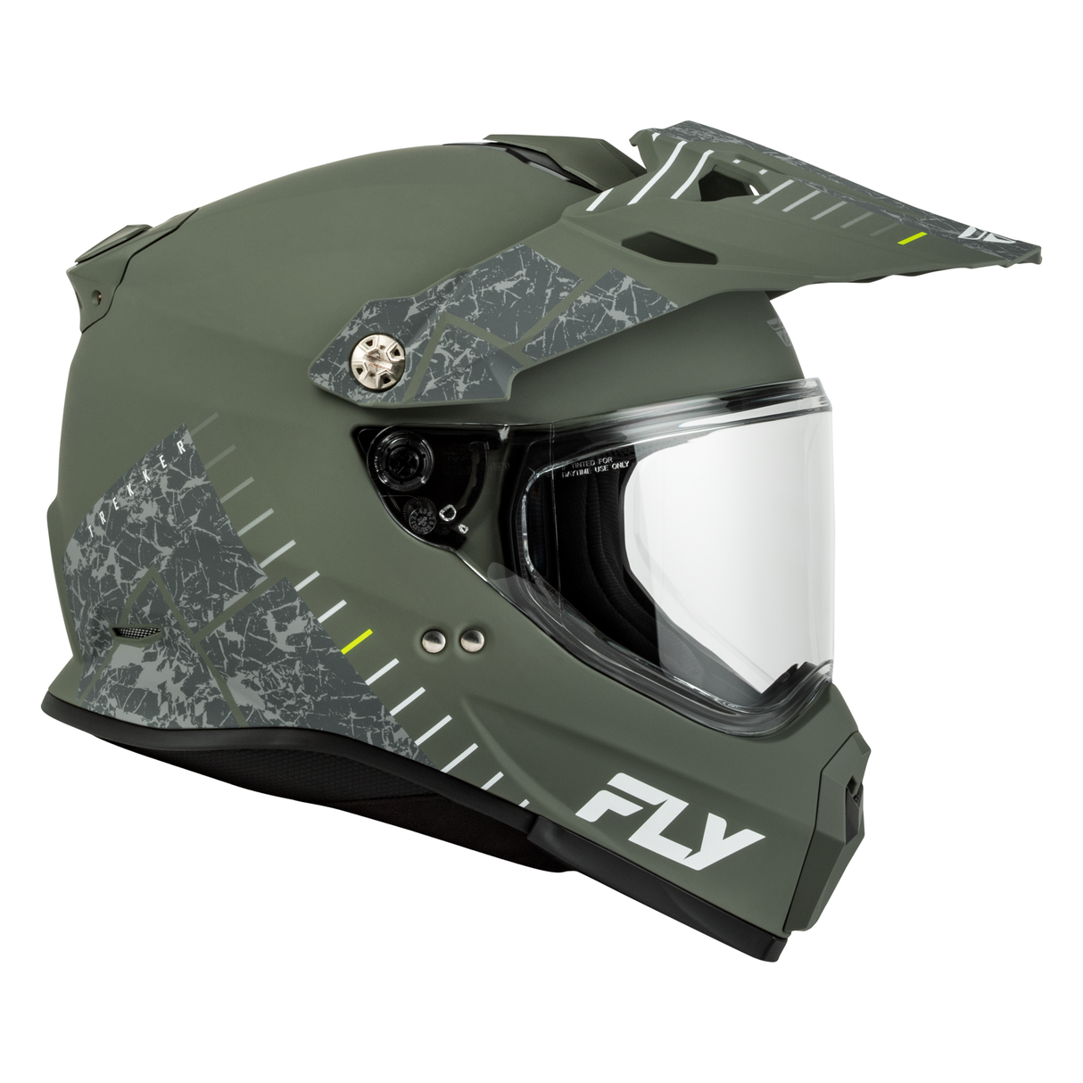 Fly Racing Trekker Helmet - Matte Sage/Grey