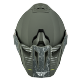 Fly Racing Trekker Helmet - Matte Sage/Grey