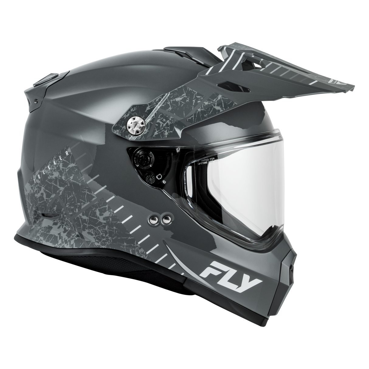 Fly Racing Trekker Helmet - Grey/Grey