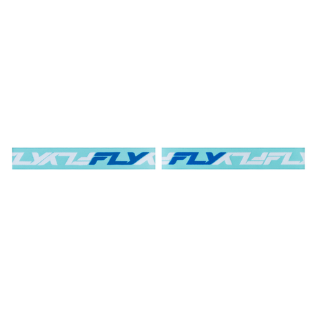 Fly Racing Zone Goggle - Blue/White with Black Mirror/Smoke Lens