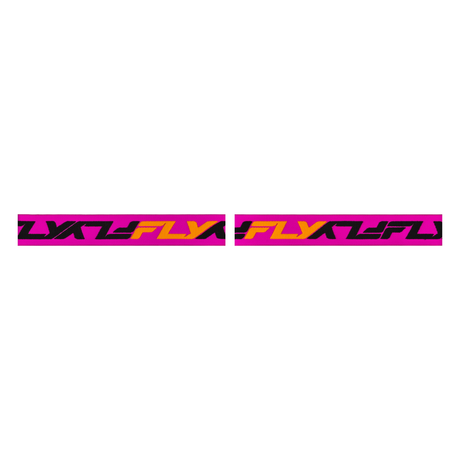 Fly Racing Zone Goggle - Orange/Pink with Black Mirror/Smoke Lens