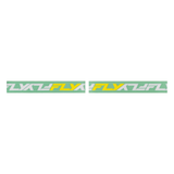 Fly Racing Zone Goggle - Yellow/Green with Black Mirror/Smoke Lens