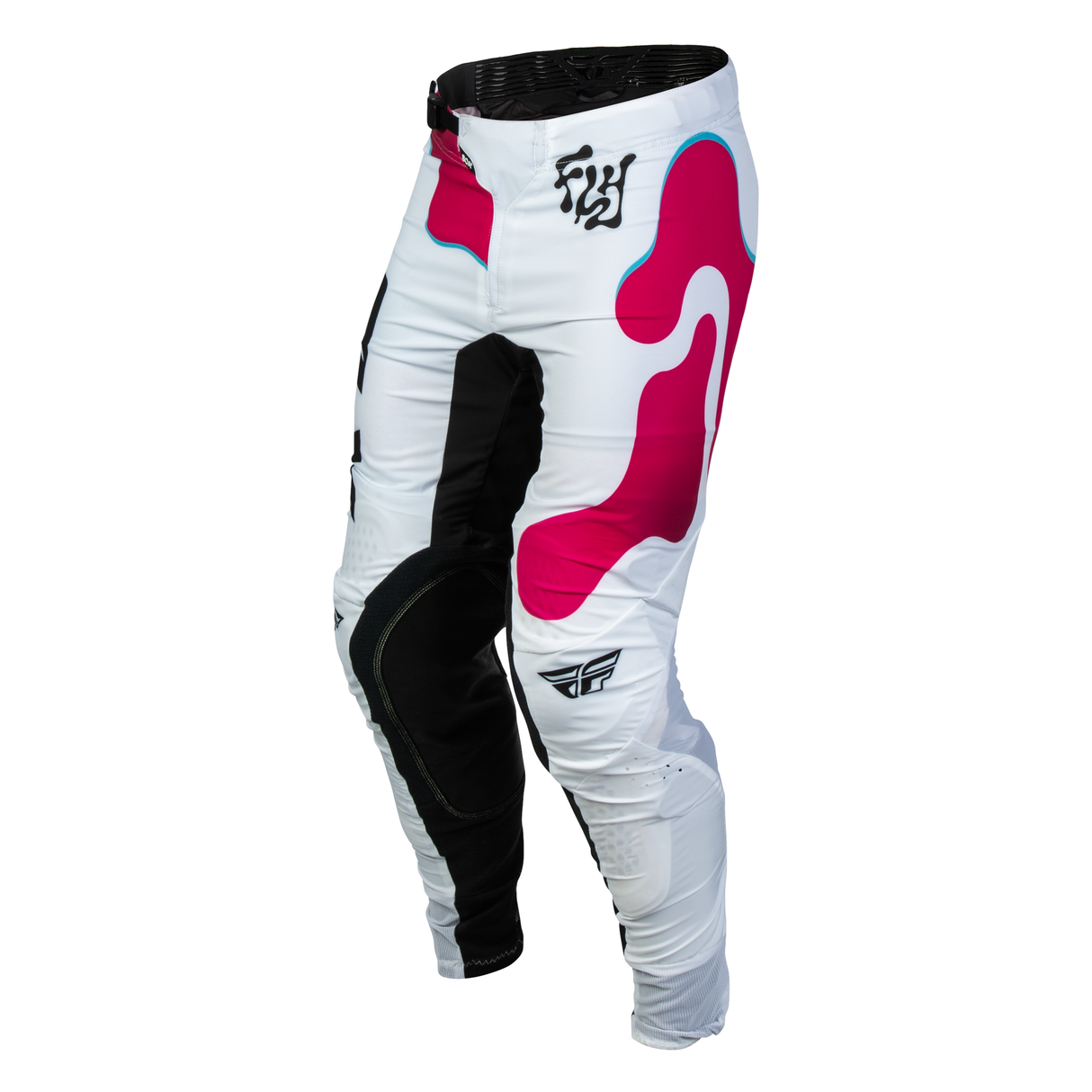 Fly Racing Lite Vibe Pants - White/Pink/Blue