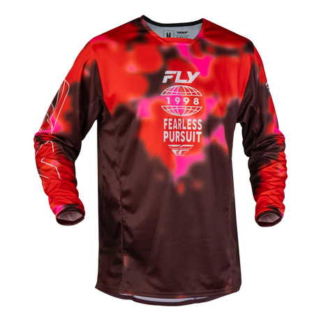 Fly Racing Kinetic Blur Kit Combo - Red/Maroon