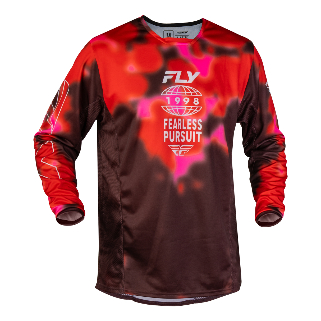 Fly Racing Kinetic Blur Jersey - Red/Maroon