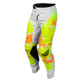 Fly Racing Kinetic Blur Pants - White/Hi-Vis/Orange