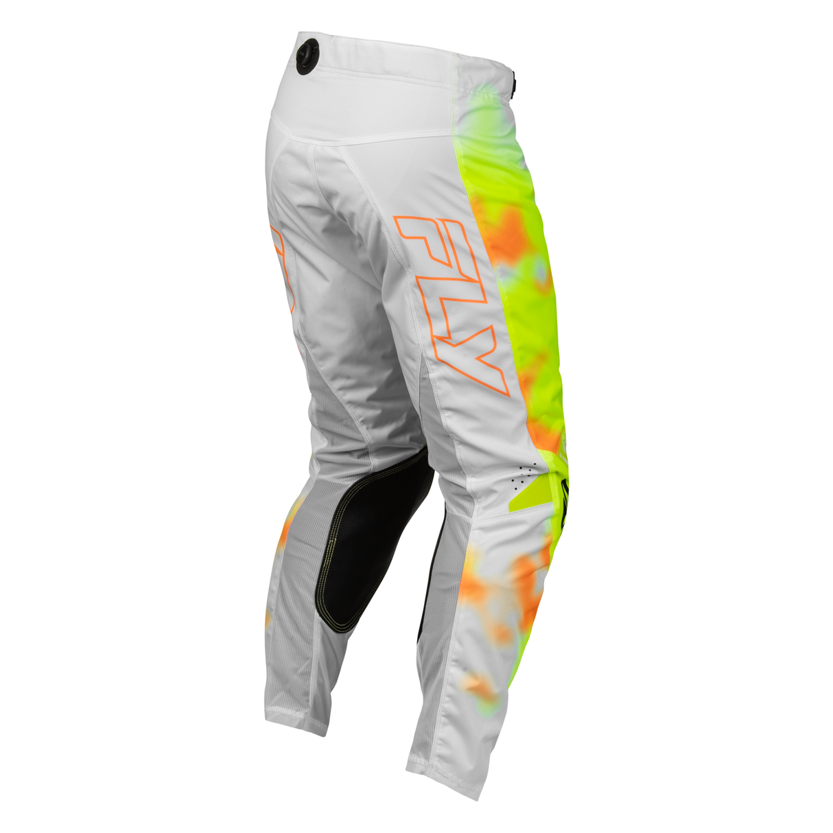Fly Racing Kinetic Blur Pants - White/Hi-Vis/Orange
