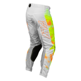 Fly Racing Kinetic Blur Pants - White/Hi-Vis/Orange