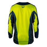 Fly Racing Kinetic Fade Jersey - Hi-Vis/Navy/White