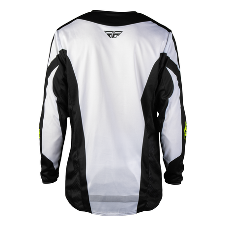 Fly Racing Kinetic Fade Jersey - White/Black/Hi-Vis