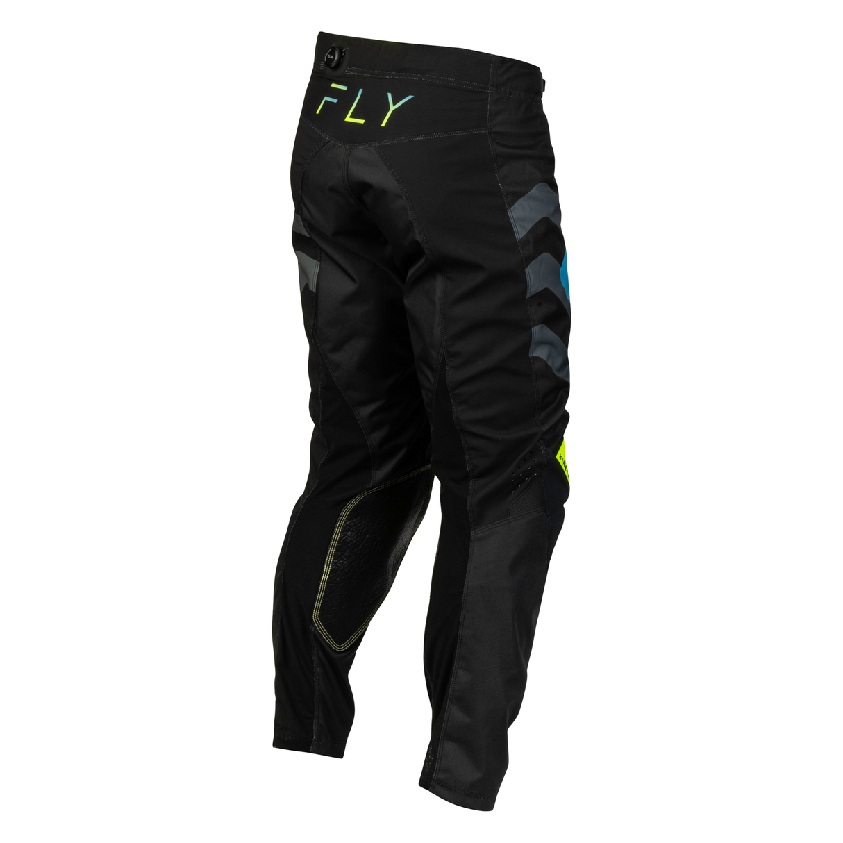 Fly Racing Kinetic Volt Pants - Black/Grey/Teal/Yellow