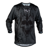 Fly Racing Kinetic Dark Series Jersey - Grey/Black