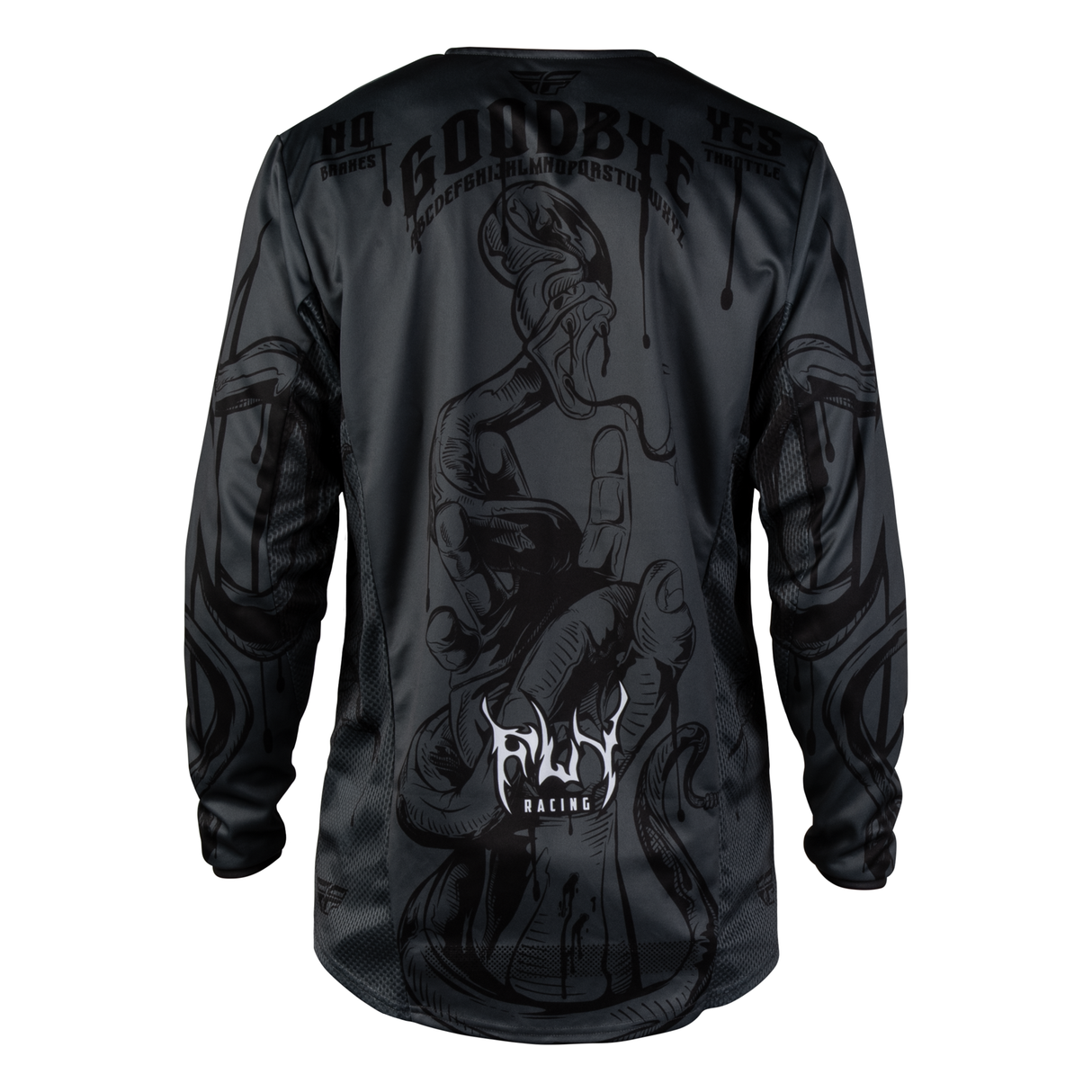 Fly Racing Kinetic Dark Series Jersey - Grey/Black