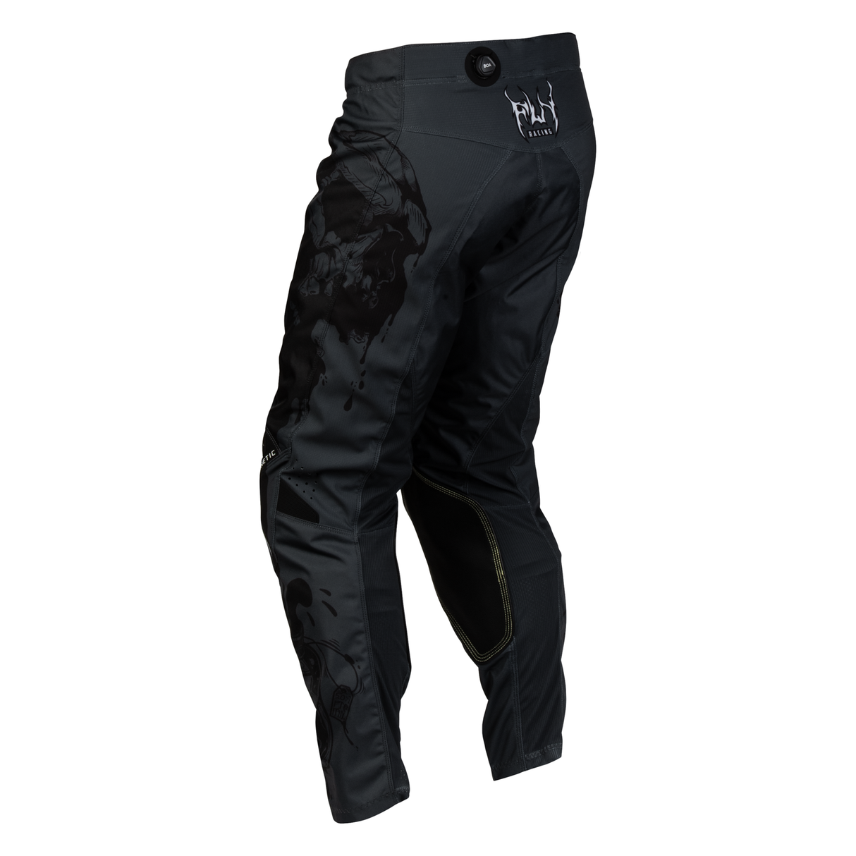 Fly Racing Kinetic Dark Series Pants - Grey/Black