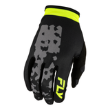 Fly Racing Lite Flake Gloves - Grey/Hi-Vis/Black