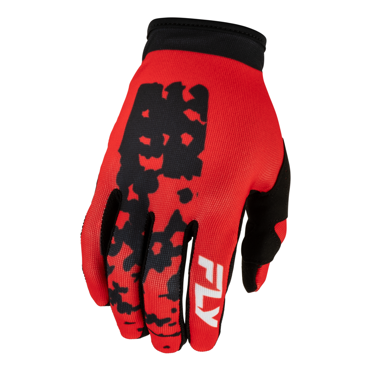 Fly Racing Lite Flake Gloves - Red/Black