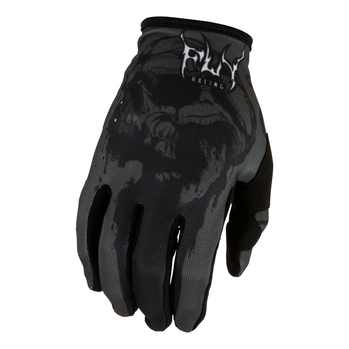 Fly Racing Lite Dark Series Gloves - Grey/Black