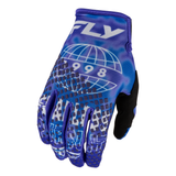 Fly Racing Kinetic Blur Gloves - Blue/Navy