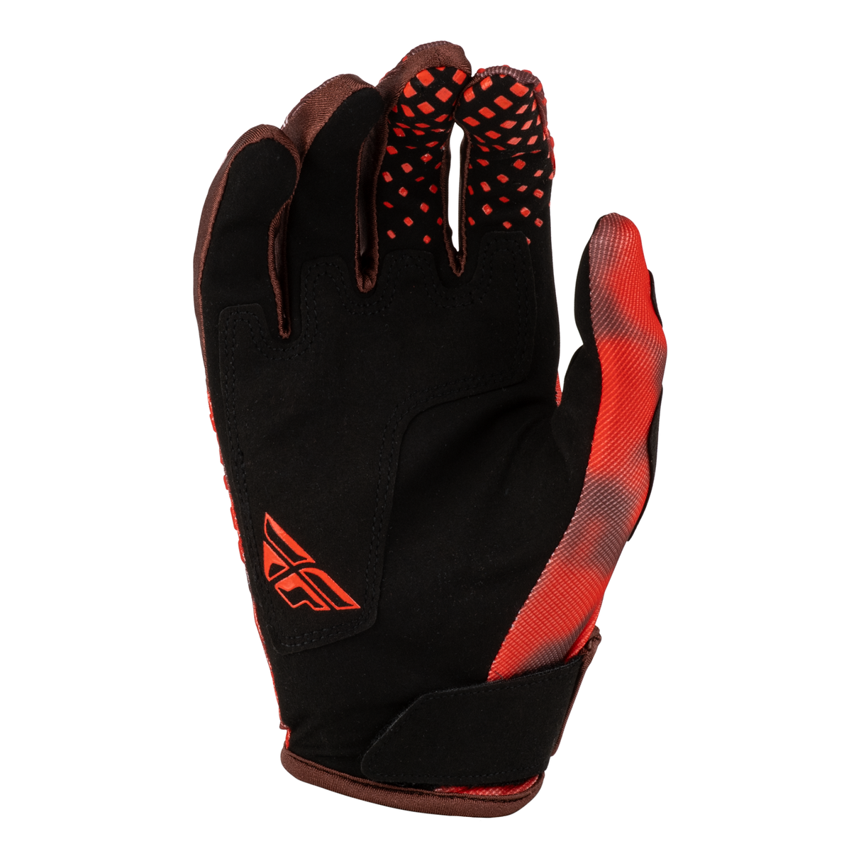 Fly Racing Kinetic Blur Gloves - Red/Maroon