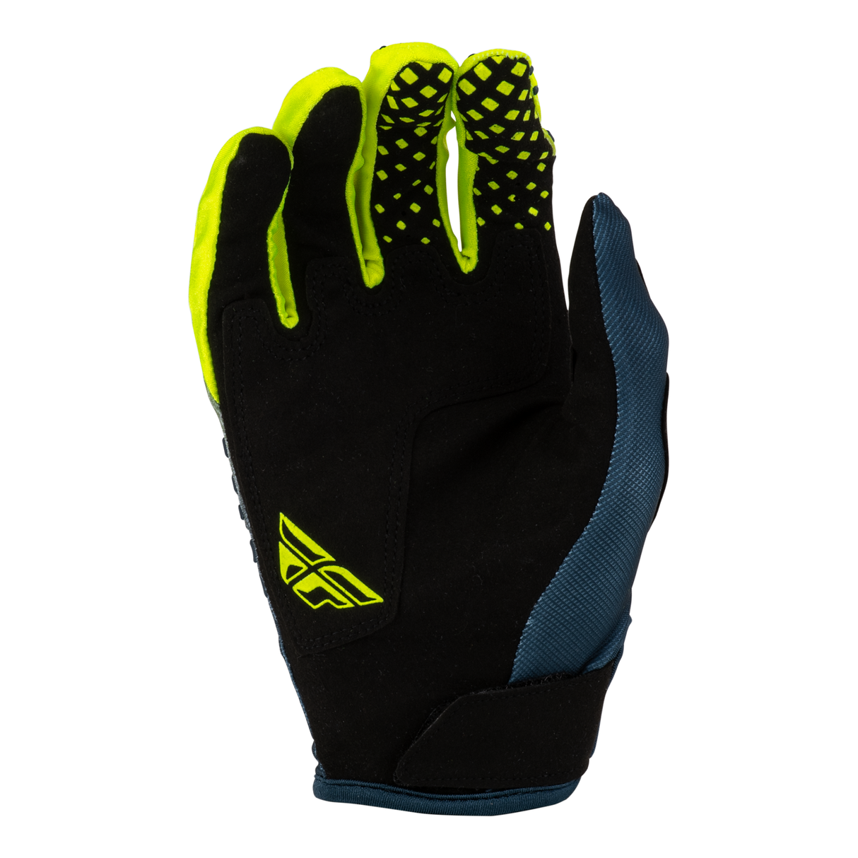 Fly Racing Kinetic Fade Gloves - Navy/Hi-Vis/White