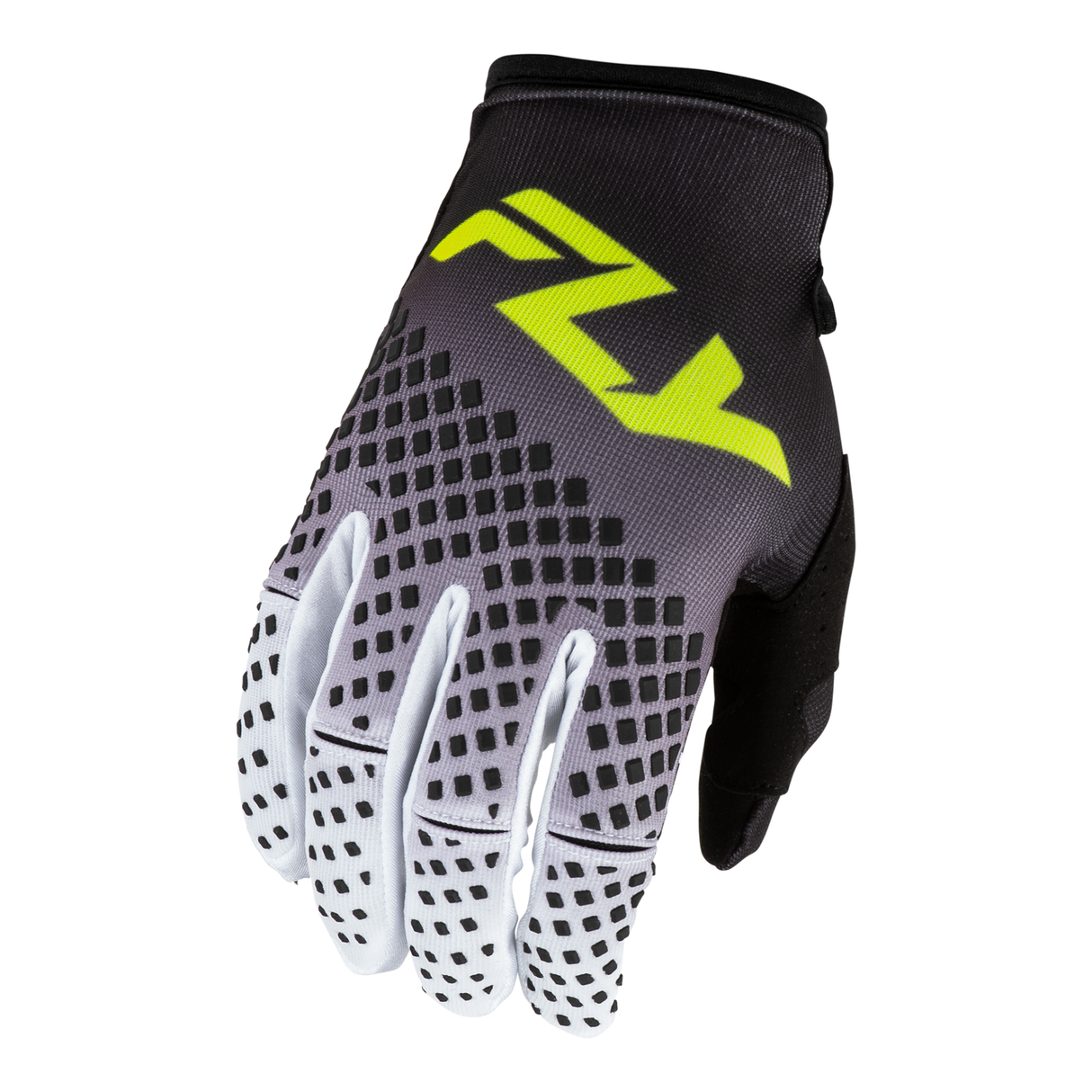 Fly Racing Kinetic Fade Gloves - Black/White/Hi-Vis