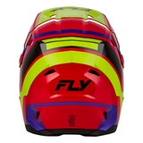 Fly Racing Youth Kinetic Scrap Helmet - Red/Hi-Vis/Purple/Black
