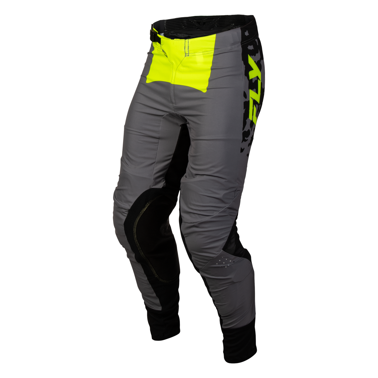 Fly Racing Youth Lite Flake Pants - Grey/Hi-Vis/Black