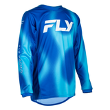 Fly Racing Youth Kinetic Torch Jersey - Light Blue/Blue