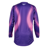 Fly Racing Youth Kinetic Torch Jersey - Purple/Pink