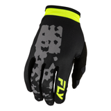 Fly Racing Youth Lite Flake Gloves - Grey/Hi-Vis/Black