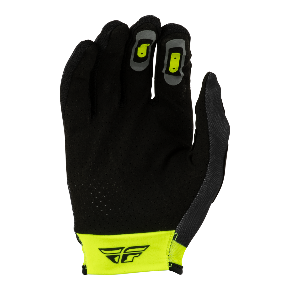 Fly Racing Youth Lite Flake Gloves - Grey/Hi-Vis/Black
