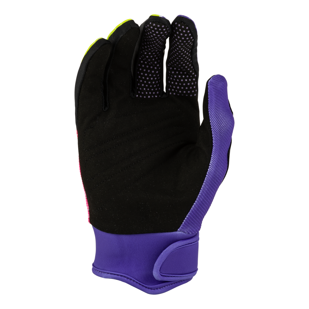 Fly Racing Youth F-16 Raze Gloves - Purple/Red/Yellow
