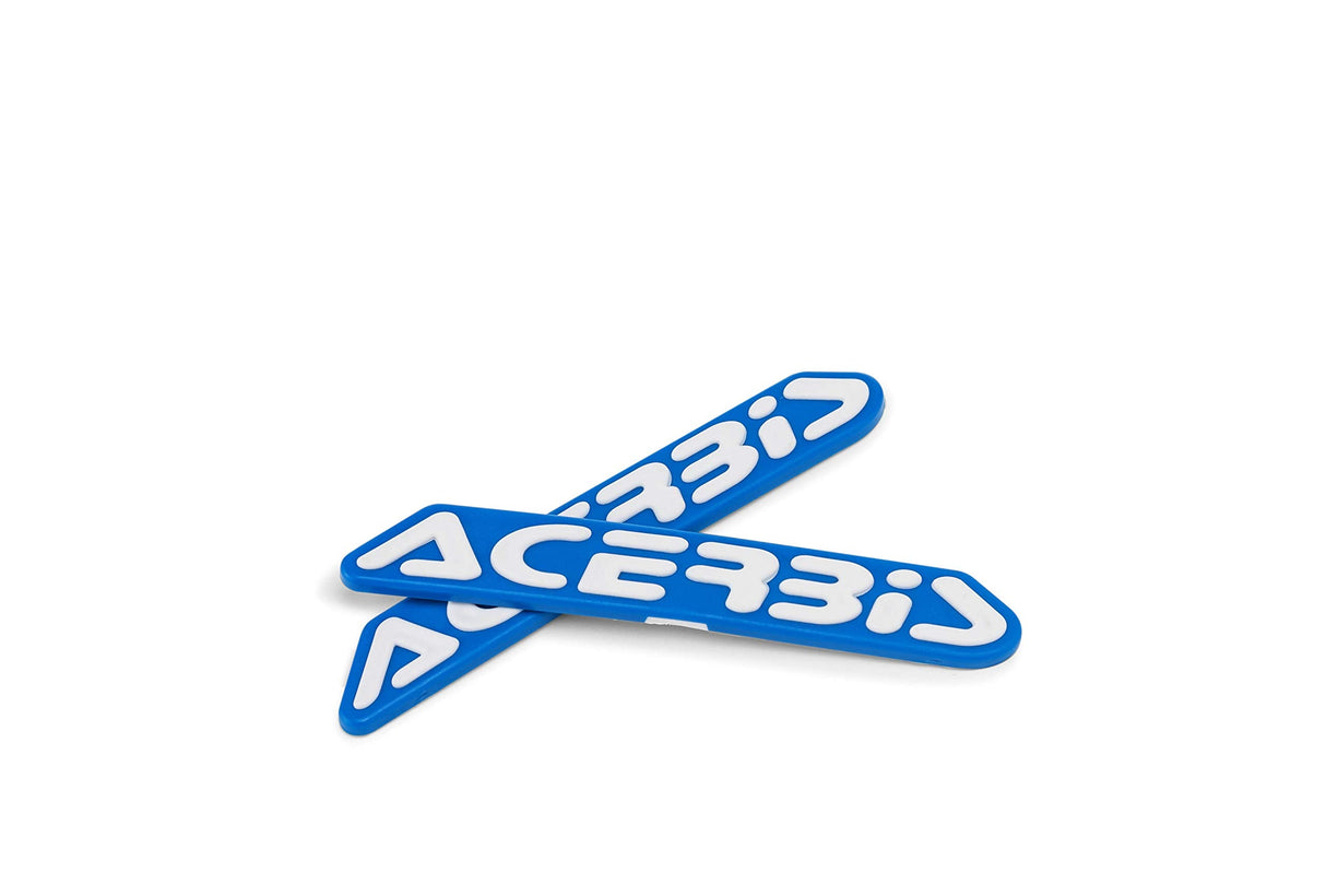 Acerbis Number Plate Sticker White/Blue