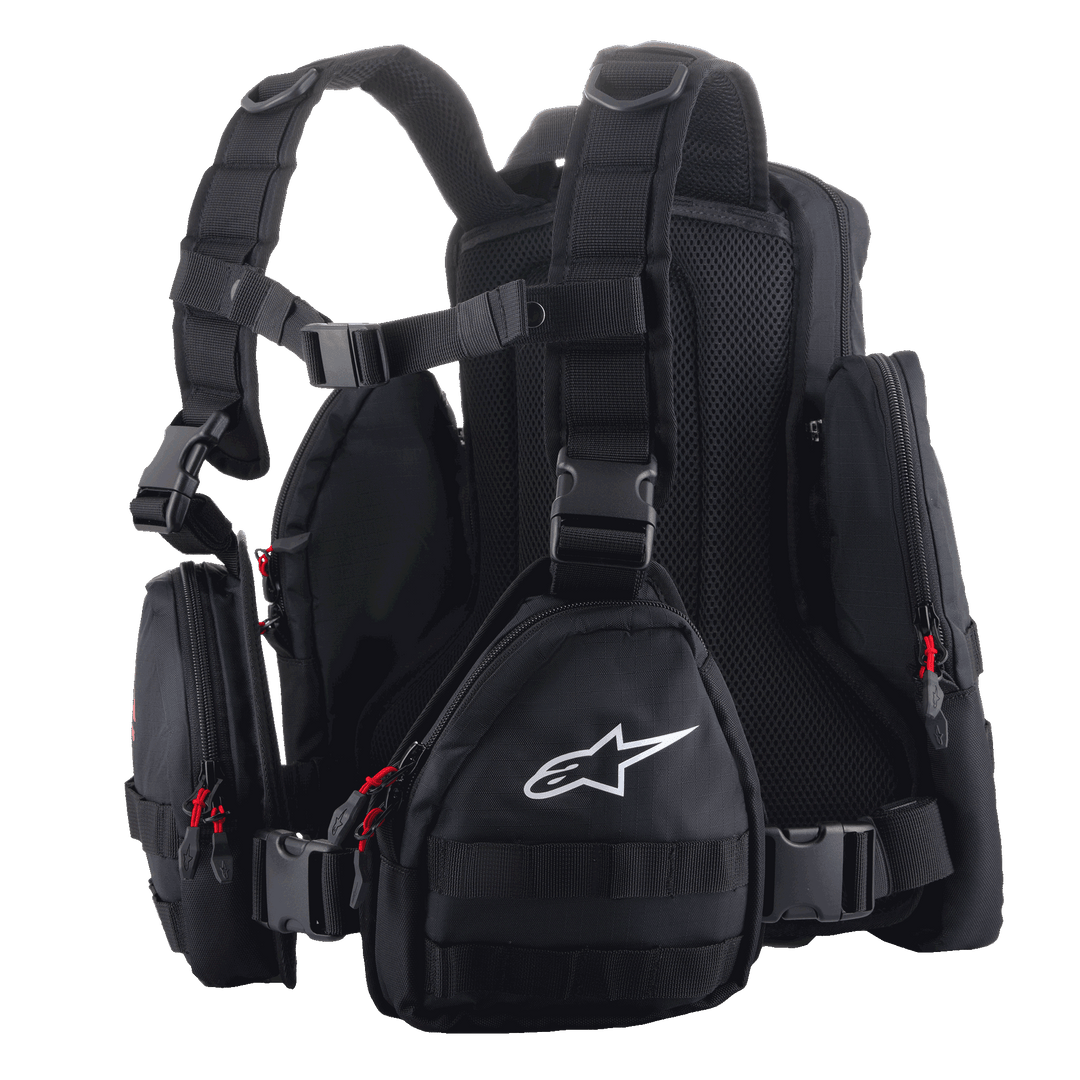 TECHDURA TACTICAL PACK - BLACK/WHITE
