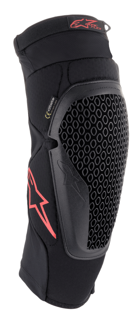 BIONIC FLEX KNEE PROTECTOR - Black/Red Alpinestars motocross kit