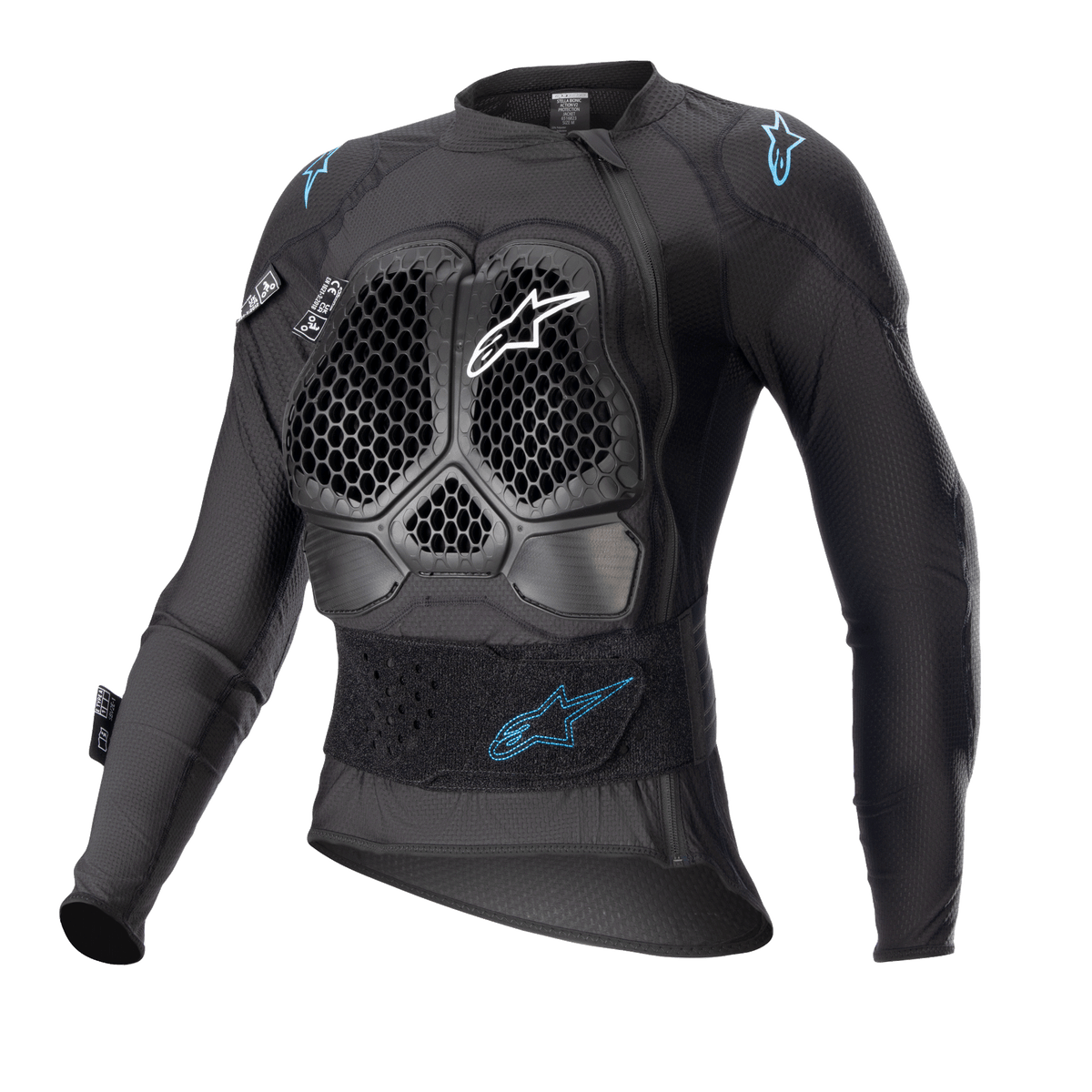STELLA BIONIC ACTION V2 PROTECTION JACKET - BLACK/CYAN
