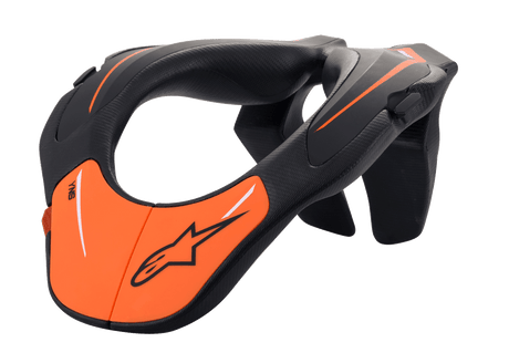 YOUTH NECK SUPPORT - BLACK/ORANGE Alpinestars motocross kit