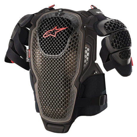 ALPINESTARS BLACK ANTHRACITE RED A-6 CHEST PROTECTOR