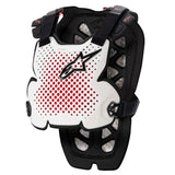 ALPINESTARS WHITE BLACK RED A-1 PRO CHEST PROTECTOR